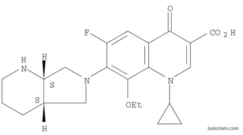 Molecular Structure of 1029364-75-7 (1-Cyclopropyl-8-ethoxy-6-fluoro-7-[(4aS,7aS)-octahydro-6H-pyrrolo[3,4-b]pyridin-6-yl]-4-oxo-1,4-dihydroquinoline-3-carboxylic acid)